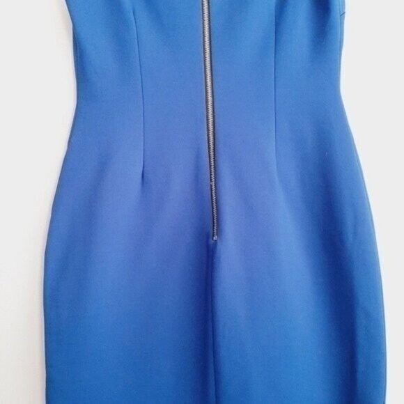 PERIPHERY Sheath Bodycon Knee Length Dress Cobalt Blue Sz M - Picture 8 of 11